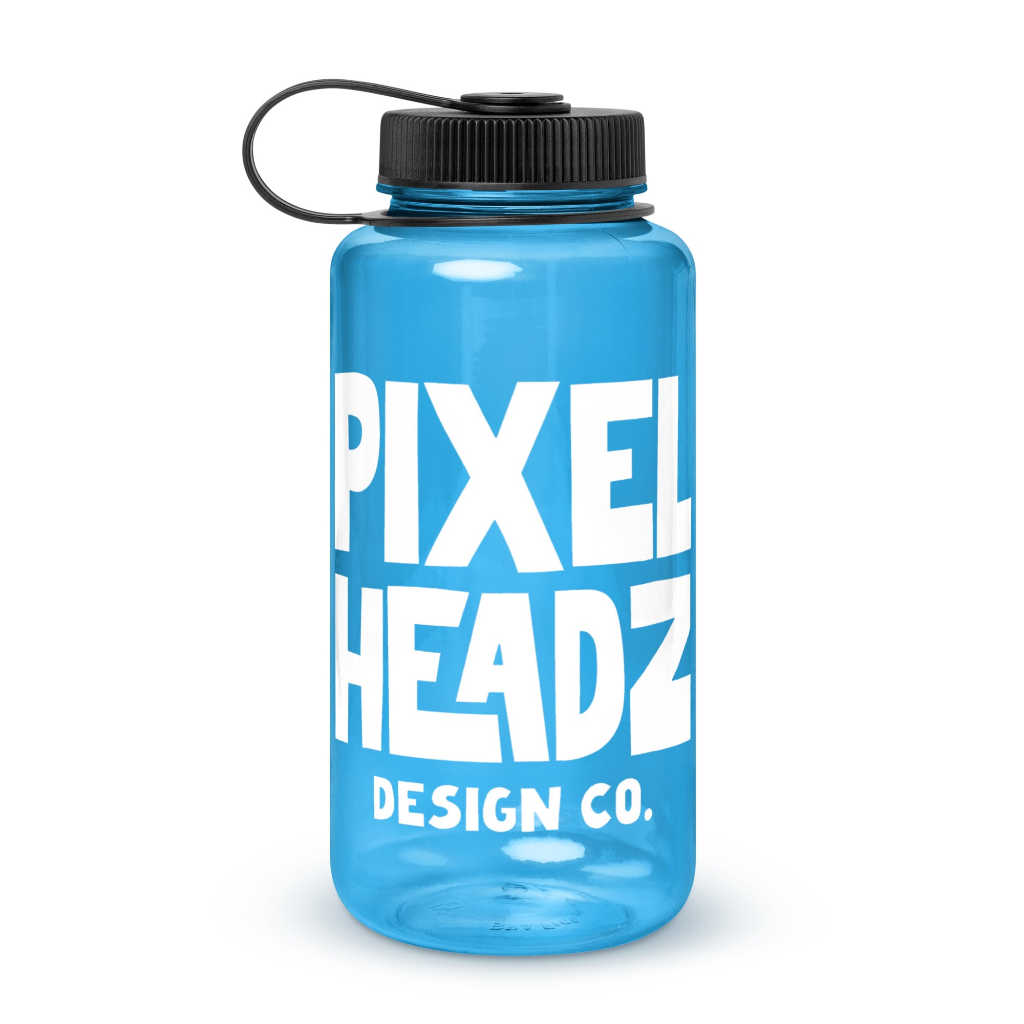 Wide mouth plastic water bottle