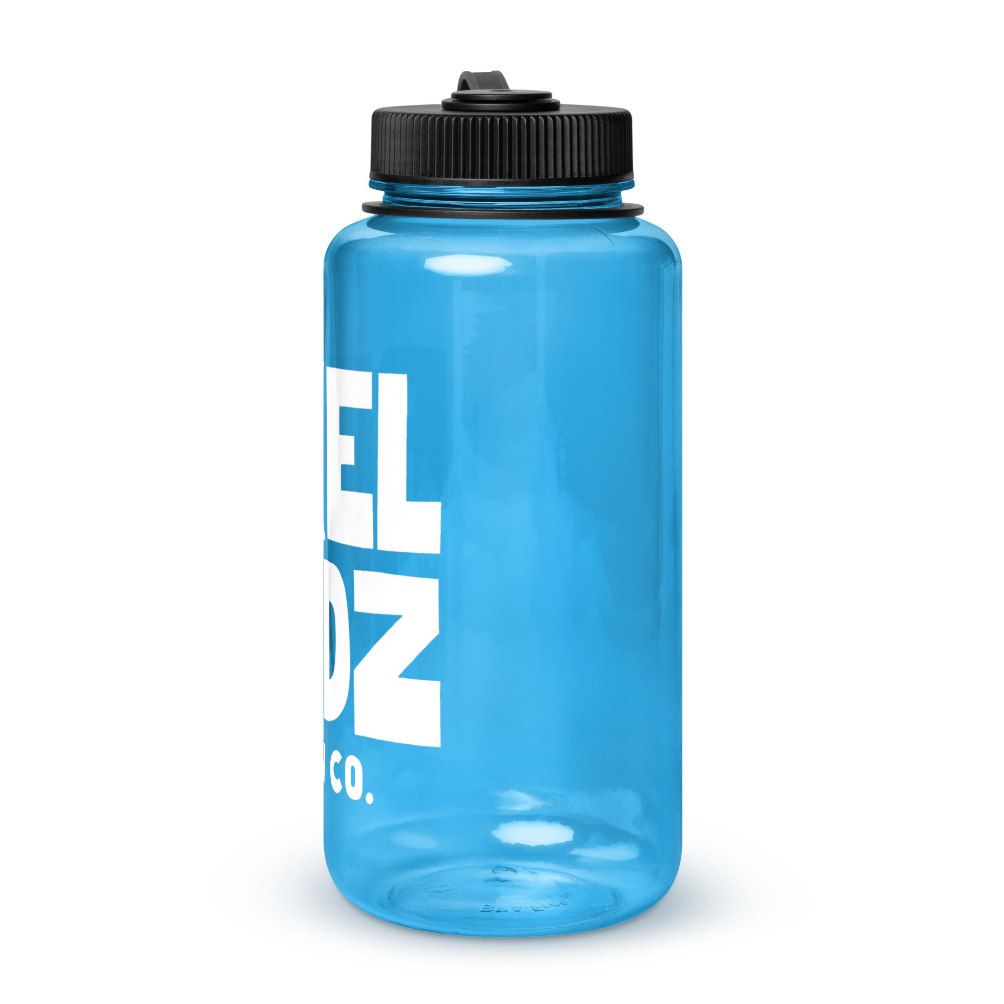 Wide mouth plastic water bottle