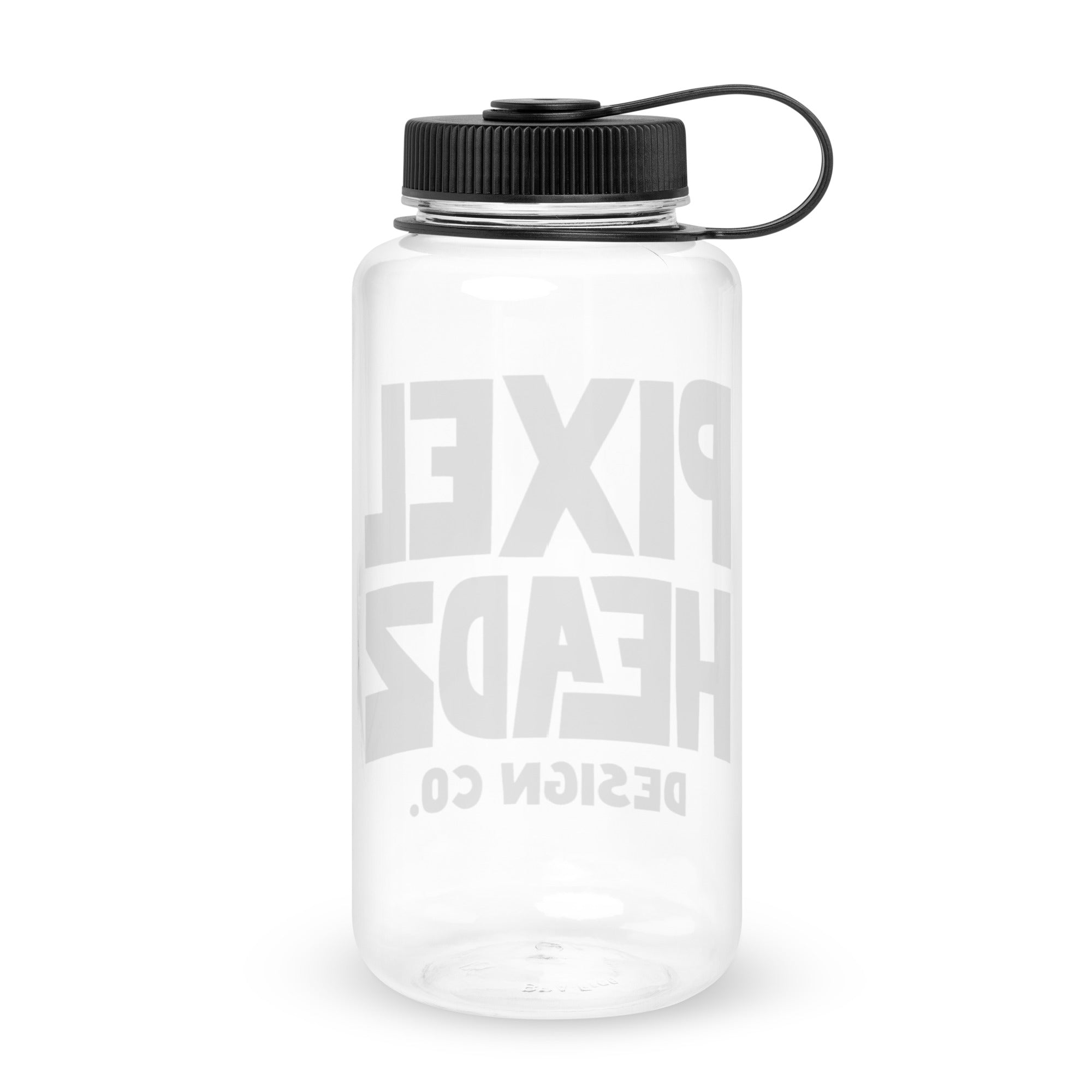 Wide mouth plastic water bottle