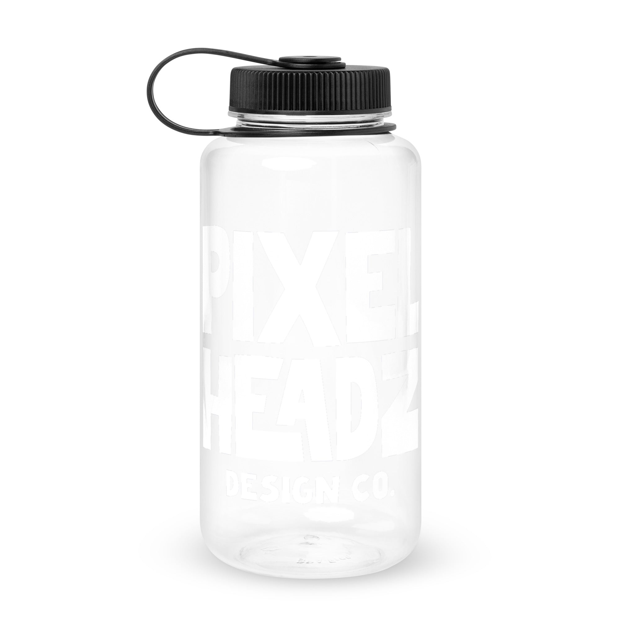Wide mouth plastic water bottle