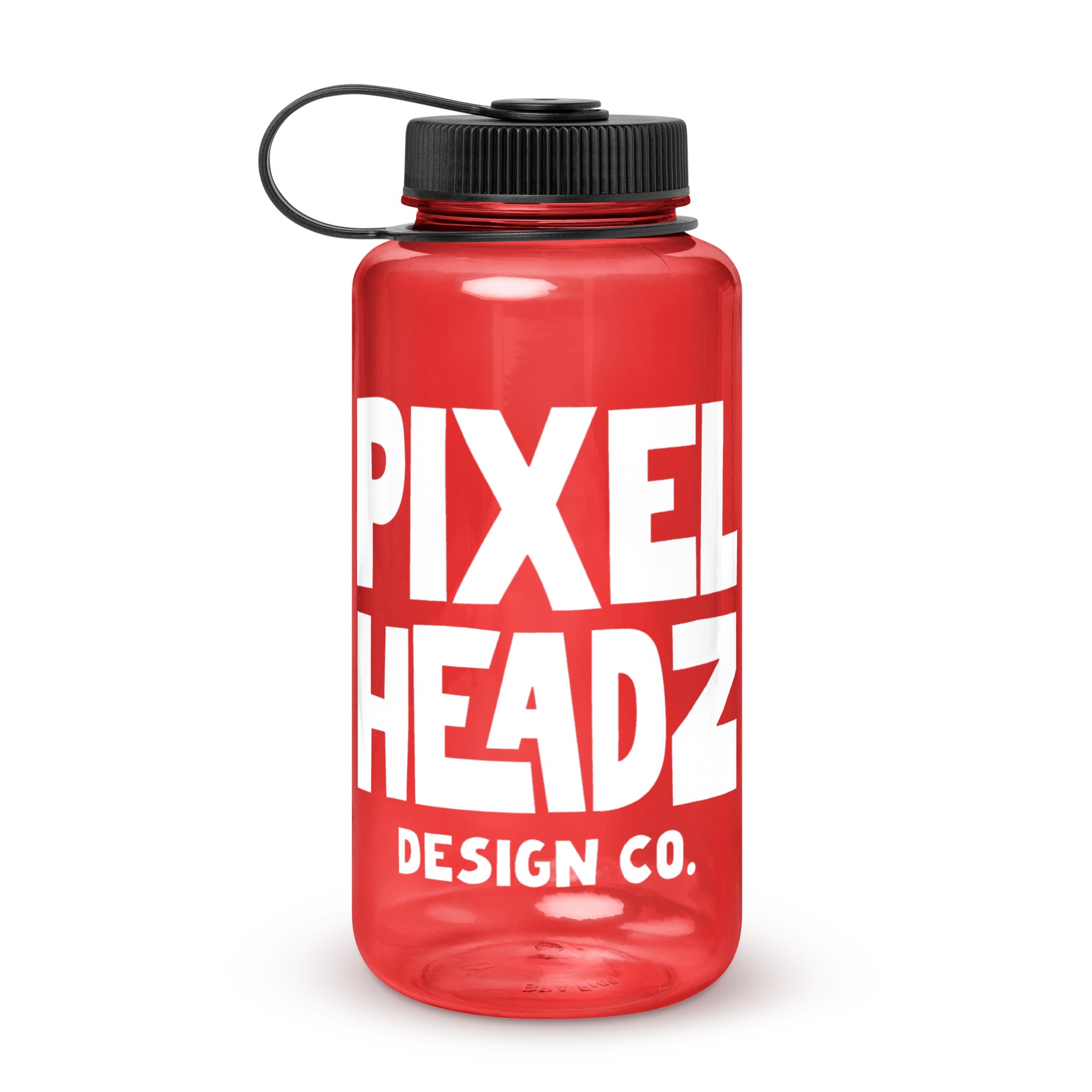 Wide mouth plastic water bottle